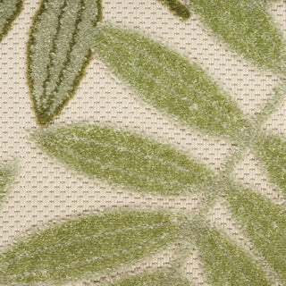 Nourison Aloha ALH18 Ivory Green Area Rug 