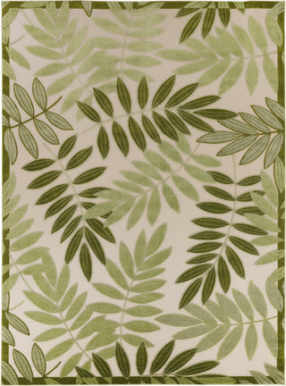 Nourison Aloha ALH18 Ivory Green Area Rug 