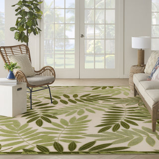 Nourison Aloha ALH18 Ivory Green Area Rug 