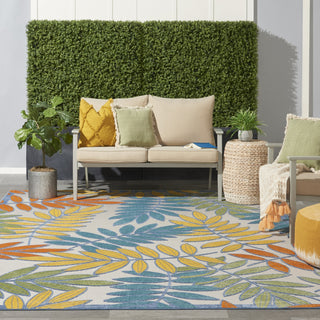 Nourison Aloha ALH18 Ivory/Multi Area Rug 