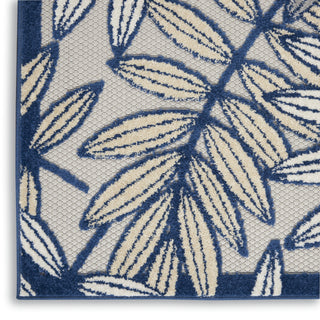 Nourison Aloha ALH18 Ivory/Navy Area Rug 