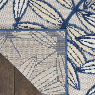 Nourison Aloha ALH18 Ivory/Navy Area Rug 
