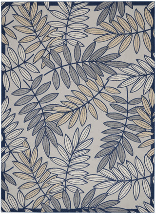 Nourison Aloha ALH18 Ivory/Navy Area Rug 