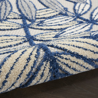 Nourison Aloha ALH18 Ivory/Navy Area Rug 