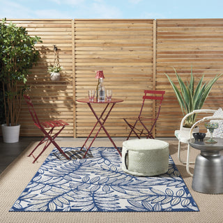 Nourison Aloha ALH18 Ivory/Navy Area Rug 