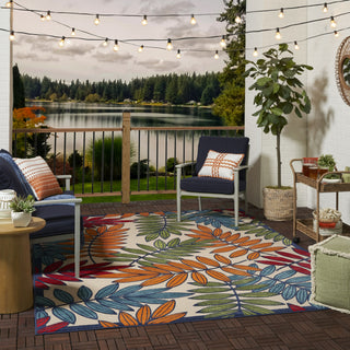 Nourison Aloha ALH18 Multicolor Area Rug 