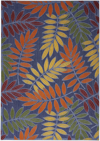 Nourison Aloha ALH18 Navy Multicolor Area Rug 