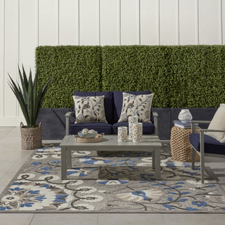 Aloha ALH20 Grey/Multi Area Rug by Nourison 