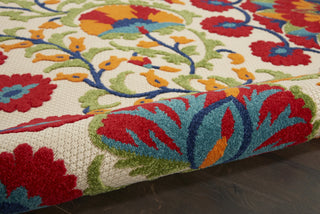 Nourison Aloha ALH20 Red/Multicolor Area Rug 
