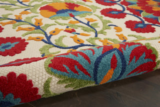 Nourison Aloha ALH20 Red/Multicolor Area Rug 
