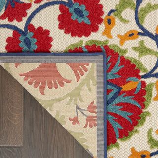 Nourison Aloha ALH20 Red/Multicolor Area Rug 