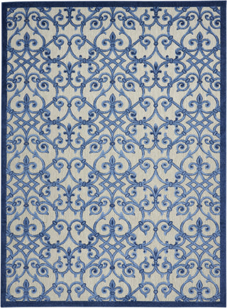 Aloha ALH21 Grey/Blue Area Rug by Nourison 