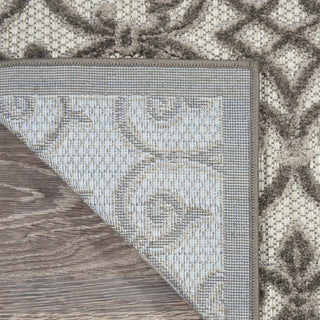 Aloha ALH21 Grey/Charcoal Area Rug by Nourison 
