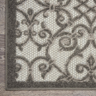 Aloha ALH21 Grey/Charcoal Area Rug by Nourison 