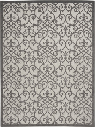 Aloha ALH21 Grey/Charcoal Area Rug by Nourison 