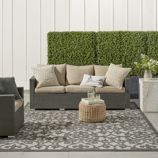 Aloha ALH21 Grey/Charcoal Area Rug by Nourison 