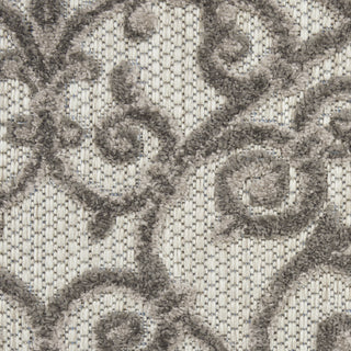 Aloha ALH21 Grey/Charcoal Area Rug by Nourison 
