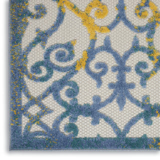 Nourison Aloha ALH21 Ivory Blue Area Rug 