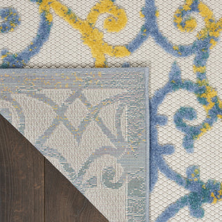 Nourison Aloha ALH21 Ivory Blue Area Rug 