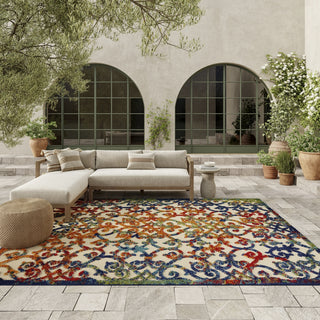 Nourison Aloha ALH21 Multicolor Area Rug 