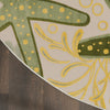 Nourison Aloha ALH24 Green Yellow Area Rug Detail Image