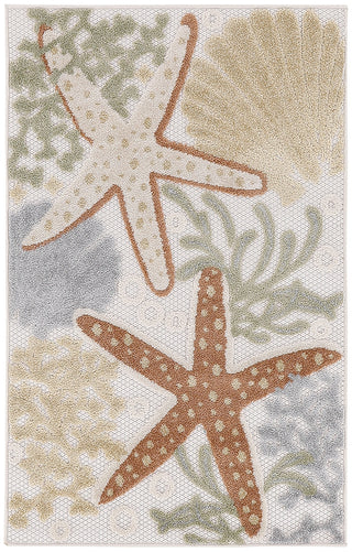 Nourison Aloha ALH24 Ivory Multicolor Area Rug main image