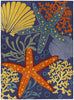 Nourison Aloha ALH24 Navy Multicolor Area Rug Main Image