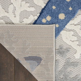 Nourison Aloha ALH24 Blue/Grey Area Rug 