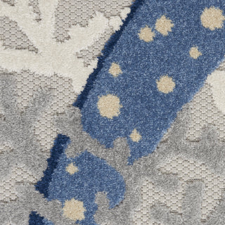 Nourison Aloha ALH24 Blue/Grey Area Rug 