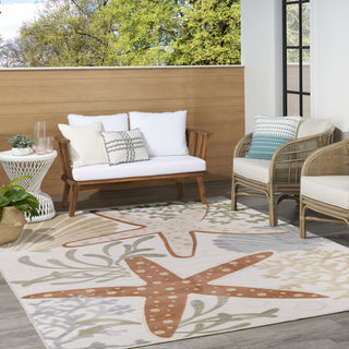 Nourison Aloha ALH24 Ivory Multicolor Area Rug 