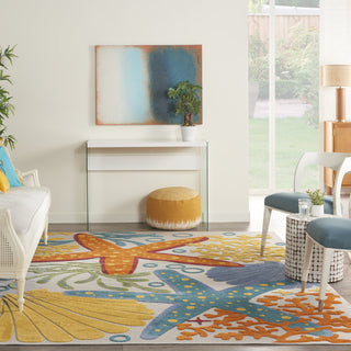 Nourison Aloha ALH24 Multicolor Area Rug 
