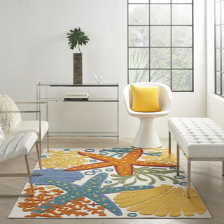 Nourison Aloha ALH24 Multicolor Area Rug 