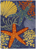 Nourison Aloha ALH24 Navy Multicolor Area Rug 