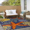 Nourison Aloha ALH24 Navy Multicolor Area Rug 