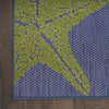 Nourison Aloha ALH28 Blue Multicolor Area Rug Detail Image