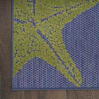 Nourison Aloha ALH28 Blue Multicolor Area Rug Detail Image
