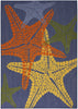 Nourison Aloha ALH28 Blue Multicolor Area Rug Main Image