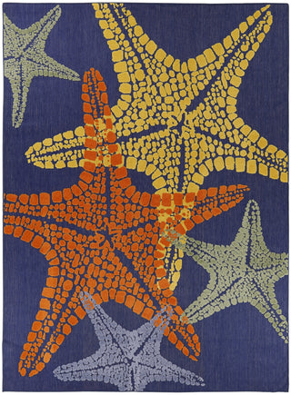 Nourison Aloha ALH28 Blue Multicolor Area Rug Main Image