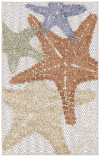 Nourison Aloha ALH28 Ivory Multicolor Area Rug main image