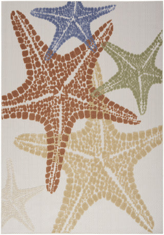 Nourison Aloha ALH28 Ivory Multicolor Area Rug Main Image