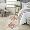 Nourison Aloha ALH28 Ivory Multicolor Area Rug Corner Image