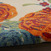 Nourison Aloha ALH32 Ivory Multicolor Area Rug Corner Image