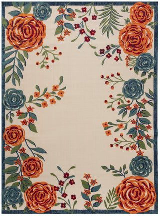 Nourison Aloha ALH32 Ivory Multicolor Area Rug main image
