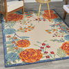 Nourison Aloha ALH32 Ivory Multicolor Area Rug Room Image Feature