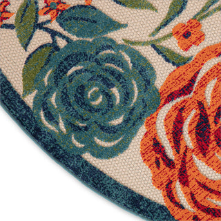 Nourison Aloha ALH32 Ivory Multicolor Area Rug T' R