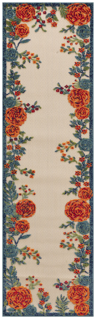 Nourison Aloha ALH32 Ivory Multicolor Area Rug Main Image