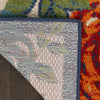 Nourison Aloha ALH32 Ivory Multicolor Area Rug Corner Image