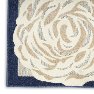 Nourison Aloha ALH32 Blue/Grey Area Rug 