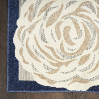 Nourison Aloha ALH32 Blue/Grey Area Rug 