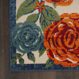 Nourison Aloha ALH32 Ivory Multicolor Area Rug 